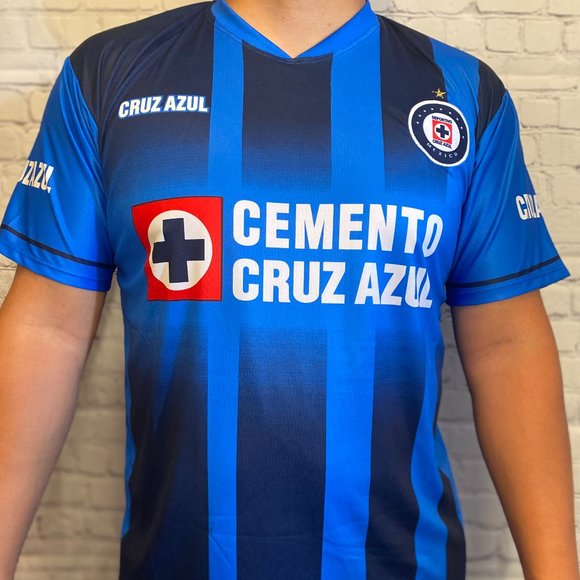 Black Friday sales!!!Blue Cruz Azul Mens Soccer Jersey Playera de Futbol - Picture 1 of 2